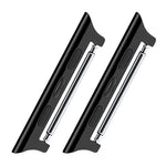 2個セット時計バンドステンレススチール音響イヤーコネクター、幅: 24mm Apple Watch Series 6 & SE & 5 & 4 44mm / 3 & 2 & 1 42mm 用、幅: 24mm Apple Watch 44mm / 42mm 用