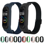 For Xiami Mi Band 6 / 5 / 4 / 3 Wavy Texture 8-shaped Buckle Replacement Strap Watchband