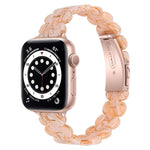 Oval Resin Replacement Strap Watchband, For Apple Watch Series 7  41mm / & 6 & SE & 5 & 4 40mm, For Apple Watch Series  7  45mm / & 6 & SE & 5 & 4 44mm