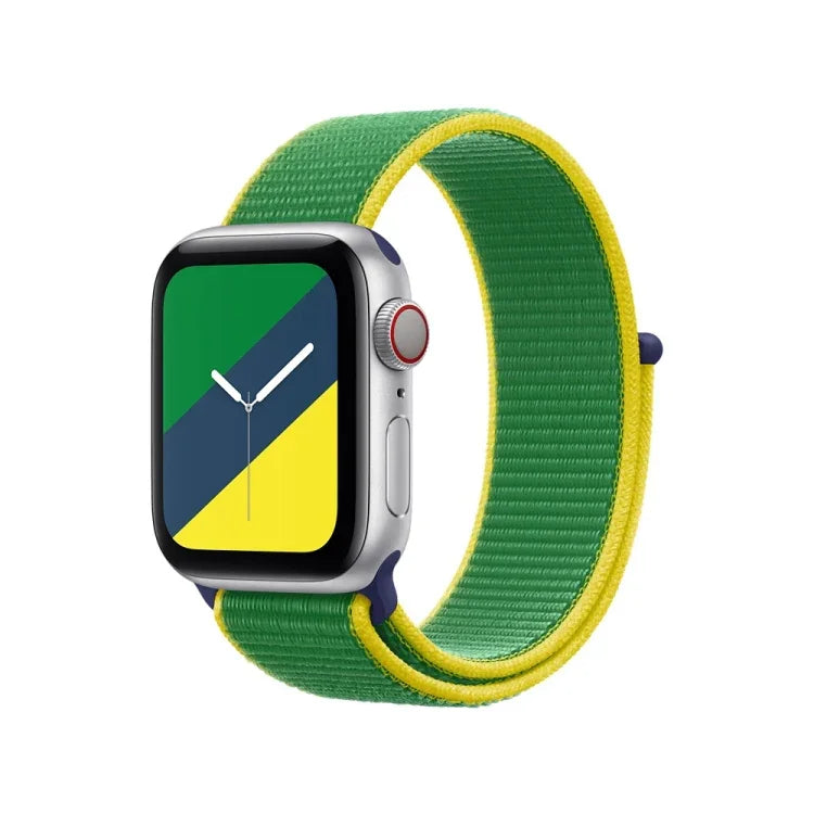 Apple Watch Series 7 45mm / 6 & SE & 5 & 4 44mm / 3 & 2 & 1 42mm、7 41mm / 6 & SE & 5 & 4 40mm / 3 & 2 & 1 38mm 用国際シリーズループバック交換用ウォッチバンド
