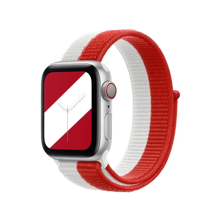 Apple Watch Series 7 45mm / 6 & SE & 5 & 4 44mm / 3 & 2 & 1 42mm、7 41mm / 6 & SE & 5 & 4 40mm / 3 & 2 & 1 38mm 用国際シリーズループバック交換用ウォッチバンド