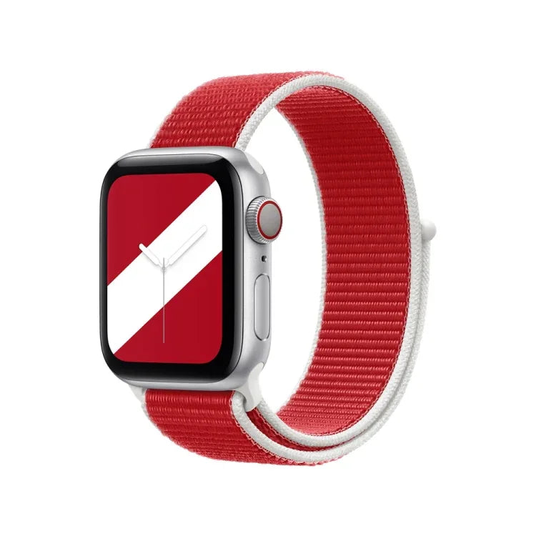 Apple Watch Series 7 45mm / 6 & SE & 5 & 4 44mm / 3 & 2 & 1 42mm、7 41mm / 6 & SE & 5 & 4 40mm / 3 & 2 & 1 38mm 用国際シリーズループバック交換用ウォッチバンド