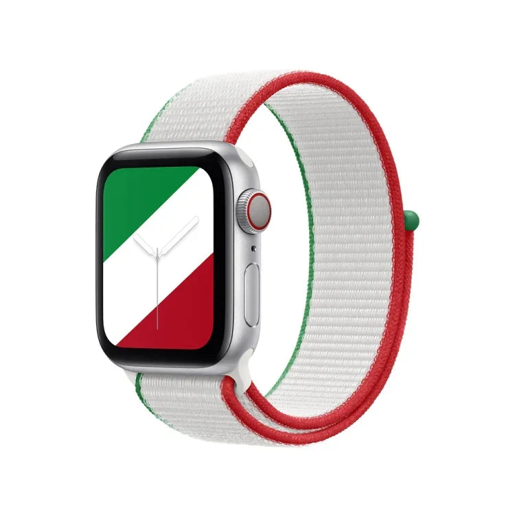 Apple Watch Series 7 45mm / 6 & SE & 5 & 4 44mm / 3 & 2 & 1 42mm、7 41mm / 6 & SE & 5 & 4 40mm / 3 & 2 & 1 38mm 用国際シリーズループバック交換用ウォッチバンド