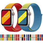 Apple Watch Series 7 45mm / 6 & SE & 5 & 4 44mm / 3 & 2 & 1 42mm、7 41mm / 6 & SE & 5 & 4 40mm / 3 & 2 & 1 38mm 用国際シリーズループバック交換用ウォッチバンド