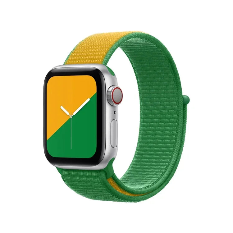 Apple Watch Series 7 45mm / 6 & SE & 5 & 4 44mm / 3 & 2 & 1 42mm、7 41mm / 6 & SE & 5 & 4 40mm / 3 & 2 & 1 38mm 用国際シリーズループバック交換用ウォッチバンド