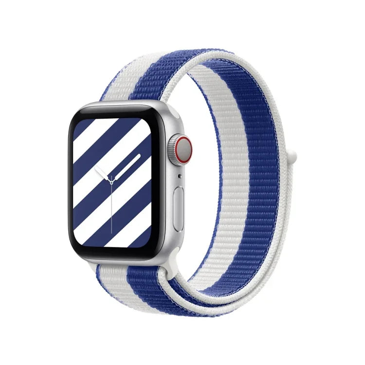 Apple Watch Series 7 45mm / 6 & SE & 5 & 4 44mm / 3 & 2 & 1 42mm、7 41mm / 6 & SE & 5 & 4 40mm / 3 & 2 & 1 38mm 用国際シリーズループバック交換用ウォッチバンド