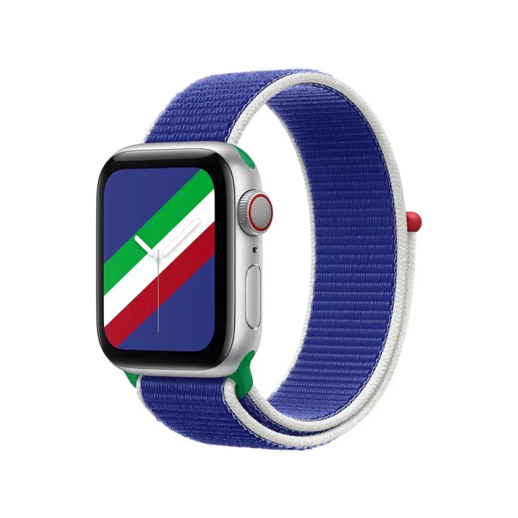 Apple Watch Series 7 45mm / 6 & SE & 5 & 4 44mm / 3 & 2 & 1 42mm、7 41mm / 6 & SE & 5 & 4 40mm / 3 & 2 & 1 38mm 用国際シリーズループバック交換用ウォッチバンド