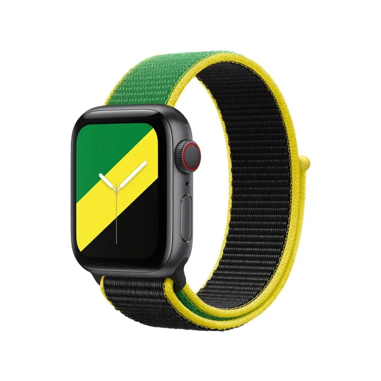Apple Watch Series 7 45mm / 6 & SE & 5 & 4 44mm / 3 & 2 & 1 42mm、7 41mm / 6 & SE & 5 & 4 40mm / 3 & 2 & 1 38mm 用国際シリーズループバック交換用ウォッチバンド