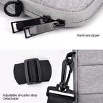 ND05SDJ オックスフォード布 + ナイロン ノートパソコン用ポータブルショルダーバッグ、13.3インチ、14.1-15.4インチ、15.6インチ