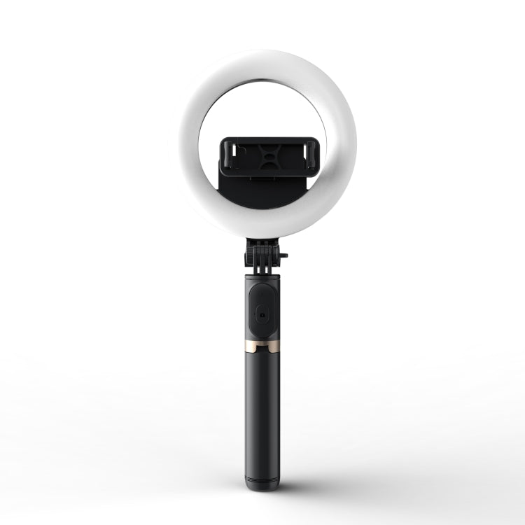 Q07 6インチリングライト ポータブル Bluetooth セルフィースティック三脚、Q07