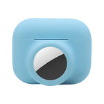 2イン1耐衝撃フルカバレッジシリコン保護ケース AirPods Pro / AirTag用