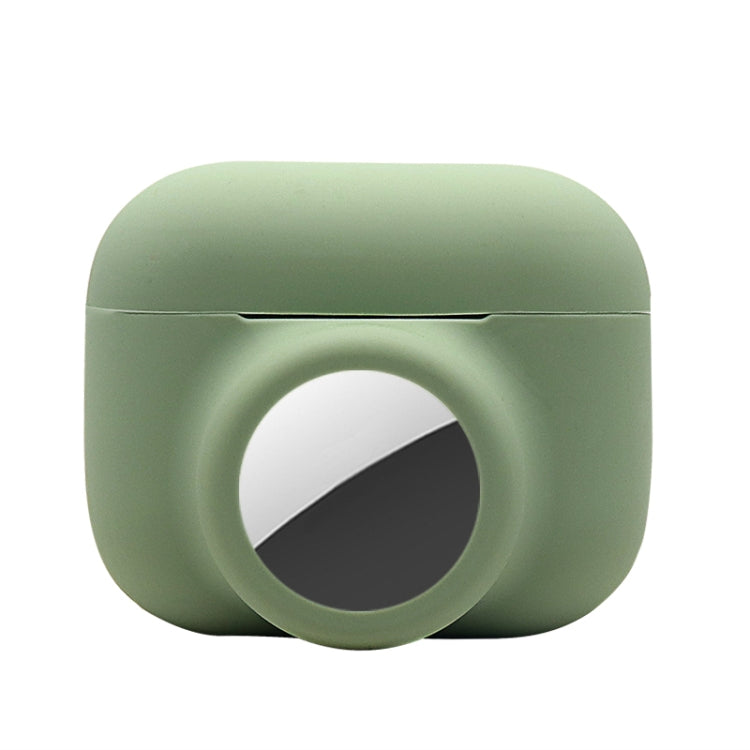 2イン1耐衝撃フルカバレッジシリコン保護ケース AirPods Pro / AirTag用