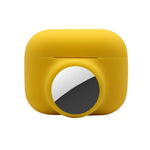2イン1耐衝撃フルカバレッジシリコン保護ケース AirPods Pro / AirTag用