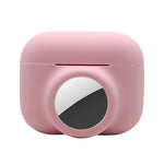 2イン1耐衝撃フルカバレッジシリコン保護ケース AirPods Pro / AirTag用