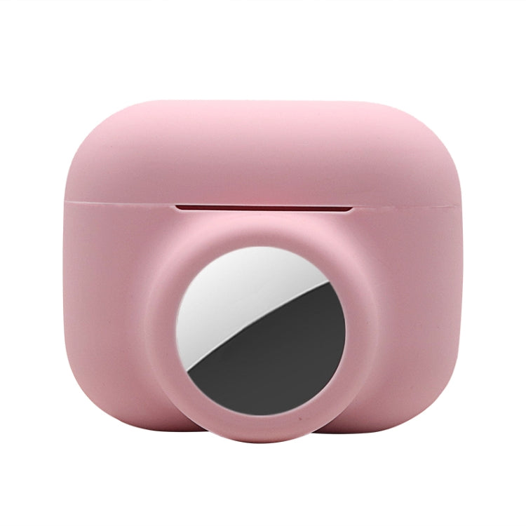 2イン1耐衝撃フルカバレッジシリコン保護ケース AirPods Pro / AirTag用