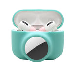 2イン1耐衝撃フルカバレッジシリコン保護ケース AirPods Pro / AirTag用