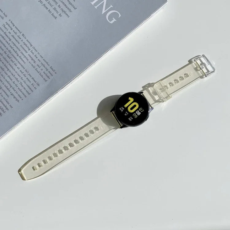 ライトTPU変色交換ストラップウォッチバンド、Samsung Galaxy Watch 3 41mm用、Samsung Galaxy Watch 3 45mm用