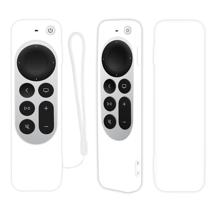 Apple TV 4K 第4世代 Siriリモコン用 シリコン保護ケース カバー ロープ付き