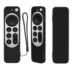 Apple TV 4K 第4世代 Siriリモコン用 シリコン保護ケース カバー ロープ付き