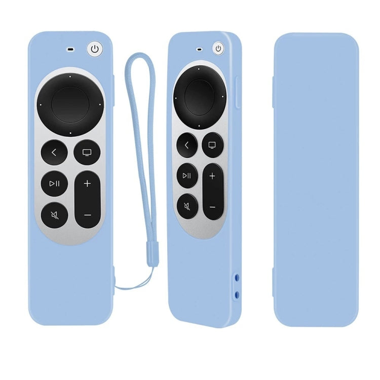 Apple TV 4K 第4世代 Siriリモコン用 シリコン保護ケース カバー ロープ付き