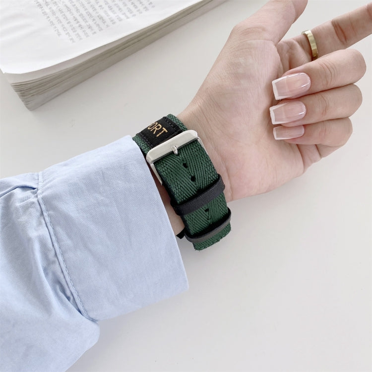 ナイロン交換用ストラップウォッチバンド、Apple Watch Series 7 41mm / 6 & SE & 5 & 4 40mm用、Apple Watch Series 7 45mm / 6 & SE & 5 & 4 44mm用