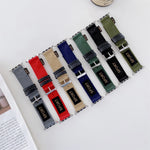 ナイロン交換用ストラップウォッチバンド、Apple Watch Series 7 41mm / 6 & SE & 5 & 4 40mm用、Apple Watch Series 7 45mm / 6 & SE & 5 & 4 44mm用