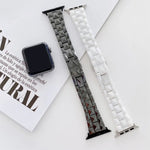 Rhombic Grid Ceramics Replacement Strap Watchband, For Apple Watch Series 7  41mm / & 6 & SE & 5 & 4 40mm, For Apple Watch Series  7  45mm / & 6 & SE & 5 & 4 44mm