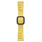 Apple Watch Series 6 & SE & 5 & 4 40mm / 3 & 2 & 1 38mm 用モダンスタイルシリコン交換用ストラップウォッチバンド、ブラックバックル、ローズゴールドバックル、シルバーバックル