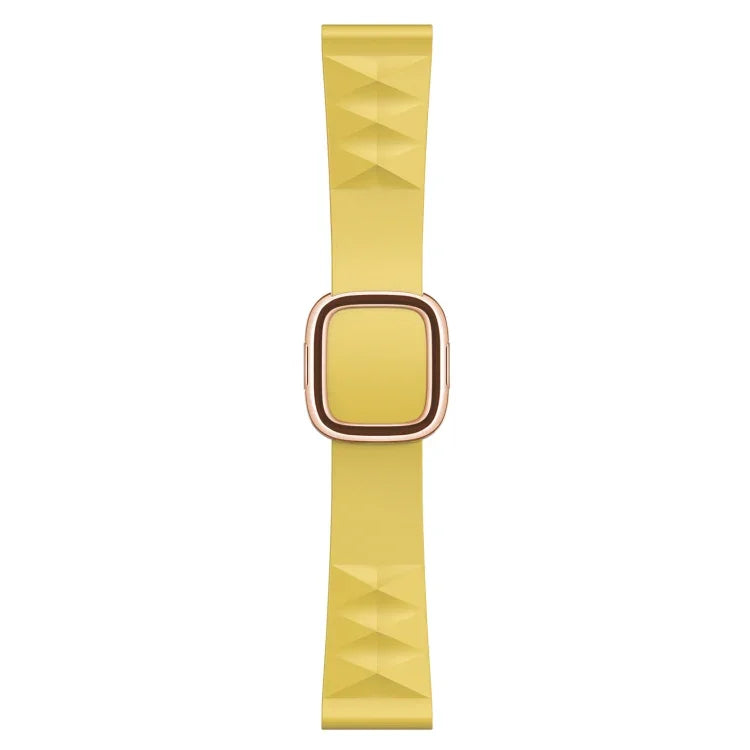 Apple Watch Series 6 & SE & 5 & 4 40mm / 3 & 2 & 1 38mm 用モダンスタイルシリコン交換用ストラップウォッチバンド、ブラックバックル、ローズゴールドバックル、シルバーバックル