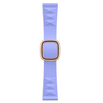 Apple Watch Series 6 & SE & 5 & 4 40mm / 3 & 2 & 1 38mm 用モダンスタイルシリコン交換用ストラップウォッチバンド、ブラックバックル、ローズゴールドバックル、シルバーバックル