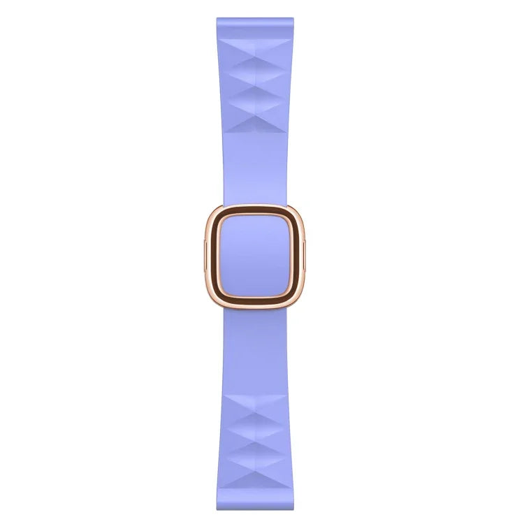 Apple Watch Series 6 & SE & 5 & 4 40mm / 3 & 2 & 1 38mm 用モダンスタイルシリコン交換用ストラップウォッチバンド、ブラックバックル、ローズゴールドバックル、シルバーバックル