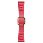 Apple Watch Series 6 & SE & 5 & 4 40mm / 3 & 2 & 1 38mm 用モダンスタイルシリコン交換用ストラップウォッチバンド、ブラックバックル、ローズゴールドバックル、シルバーバックル