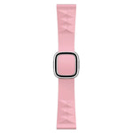Apple Watch Series 6 & SE & 5 & 4 40mm / 3 & 2 & 1 38mm 用モダンスタイルシリコン交換用ストラップウォッチバンド、ブラックバックル、ローズゴールドバックル、シルバーバックル