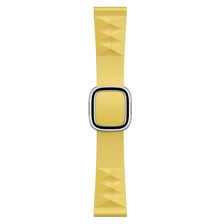 Apple Watch Series 6 & SE & 5 & 4 40mm / 3 & 2 & 1 38mm 用モダンスタイルシリコン交換用ストラップウォッチバンド、ブラックバックル、ローズゴールドバックル、シルバーバックル