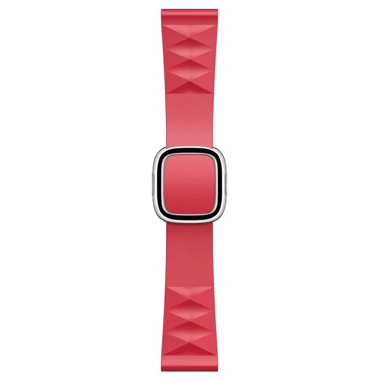 Apple Watch Series 6 & SE & 5 & 4 40mm / 3 & 2 & 1 38mm 用モダンスタイルシリコン交換用ストラップウォッチバンド、ブラックバックル、ローズゴールドバックル、シルバーバックル
