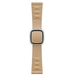 Apple Watch Series 6 & SE & 5 & 4 40mm / 3 & 2 & 1 38mm 用モダンスタイルシリコン交換用ストラップウォッチバンド、ブラックバックル、ローズゴールドバックル、シルバーバックル