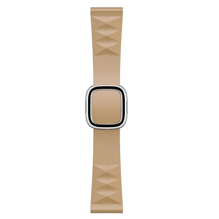 Apple Watch Series 6 & SE & 5 & 4 40mm / 3 & 2 & 1 38mm 用モダンスタイルシリコン交換用ストラップウォッチバンド、ブラックバックル、ローズゴールドバックル、シルバーバックル