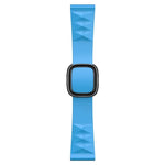 Apple Watch Series 6 & SE & 5 & 4 44mm / 3 & 2 & 1 42mm 用モダンスタイルシリコン交換用ストラップウォッチバンド、ブラックバックル、ローズゴールドバックル、シルバーバックル