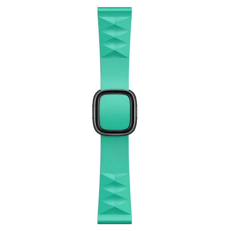 Apple Watch Series 6 & SE & 5 & 4 44mm / 3 & 2 & 1 42mm 用モダンスタイルシリコン交換用ストラップウォッチバンド、ブラックバックル、ローズゴールドバックル、シルバーバックル