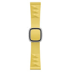 Apple Watch Series 6 & SE & 5 & 4 44mm / 3 & 2 & 1 42mm 用モダンスタイルシリコン交換用ストラップウォッチバンド、ブラックバックル、ローズゴールドバックル、シルバーバックル