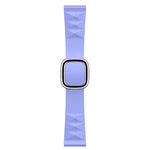 Apple Watch Series 6 & SE & 5 & 4 44mm / 3 & 2 & 1 42mm 用モダンスタイルシリコン交換用ストラップウォッチバンド、ブラックバックル、ローズゴールドバックル、シルバーバックル