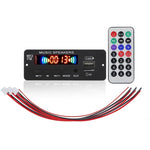 JX-808BT 車用 12V オーディオ MP3プレーヤーデコーダーボード FMラジオ USB Bluetooth / リモコン / 録音付き, JX-808BT
