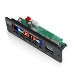 JX-808BT 車用 12V オーディオ MP3プレーヤーデコーダーボード FMラジオ USB Bluetooth / リモコン / 録音付き, JX-808BT
