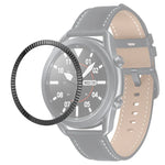 スマートウォッチ波状テクスチャーベゼルリング、Samsung Galaxy Watch 3 41mm用、Samsung Galaxy Watch 3 45mm用