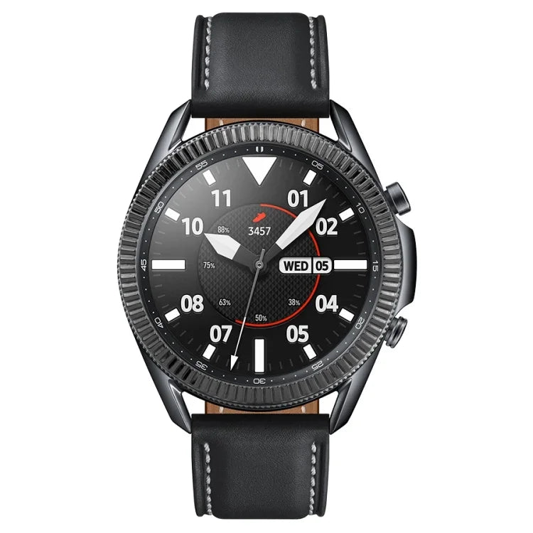 スマートウォッチ波状テクスチャーベゼルリング、Samsung Galaxy Watch 3 41mm用、Samsung Galaxy Watch 3 45mm用