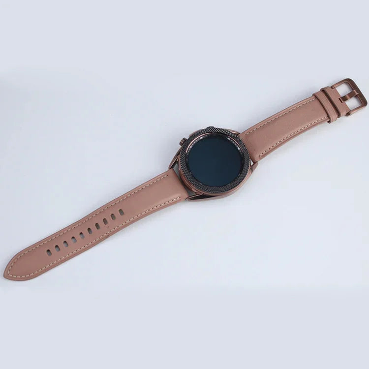 スマートウォッチひし形テクスチャーベゼルリング、Samsung Galaxy Watch 3 41mm用、Samsung Galaxy Watch 3 45mm用