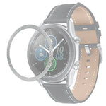 スマートウォッチひし形テクスチャーベゼルリング、Samsung Galaxy Watch 3 41mm用、Samsung Galaxy Watch 3 45mm用