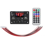 JX-809BT 車用 12V オーディオ MP3プレーヤーデコーダーボード FMラジオ USB Bluetooth / リモコン / 録音付き, JX-809BT
