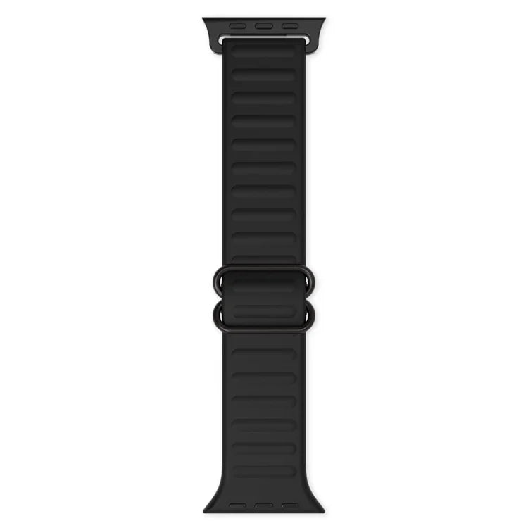 日本語ワードバックルシリコン交換用ウォッチバンド Apple Watch Series 7 45mm / 6 & SE & 5 & 4 44mm / 3 & 2 & 1 42mm, 7 41mm / 6 & SE & 5 & 4 40mm / 3 & 2 & 1 38mm対応