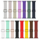 日本語ワードバックルシリコン交換用ウォッチバンド Apple Watch Series 7 45mm / 6 & SE & 5 & 4 44mm / 3 & 2 & 1 42mm, 7 41mm / 6 & SE & 5 & 4 40mm / 3 & 2 & 1 38mm対応